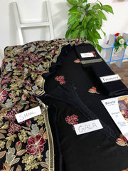 Fully Embroidered 3PC Dress With Heavy EMB Shawl - W21C