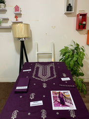 Embroidered 2Pc Lawn Unstitched Summer Dress AL-103