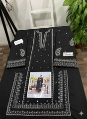 Embroidered 2Pc Lawn Unstitched Summer Dress - AL-000B